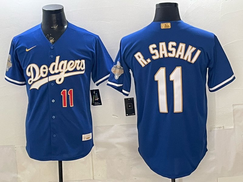 Men Los Angeles Dodgers #11 R.Sasaki blue Game 2026 Nike MLB Jersey 4014003->women mlb jersey->Women Jersey